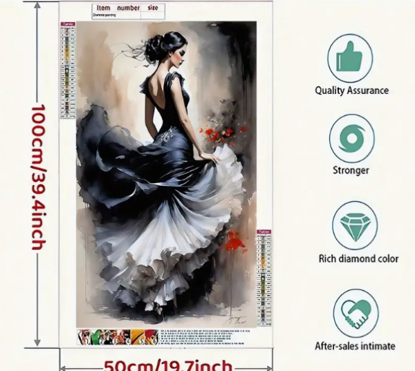 Diamond Painting Flamenco Tanz